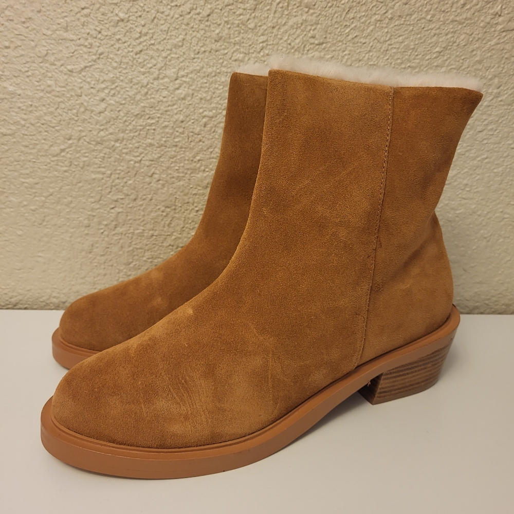 NWOB Matisse Tan Faux Fur Lined Nate Boots Size 10M